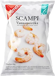 Scampi kokt skalade 41/50 Fryst