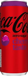 Cherry Coca Cola Zero Läsk, Burk