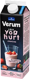 Laktosfri Lättyoghurt Jordgubb
