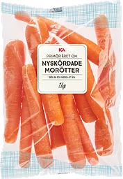 Morötter Nyskördade Klass 1
