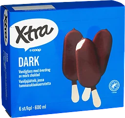Glasspinnar Vanilj Med Mörk Choklad 6-pack