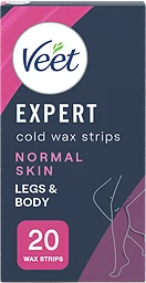 Normal Skin Legs & Body Cold Vax Strips