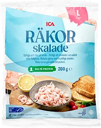 Räkor stora skalade Frysta