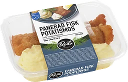 Panerad Fisk med Potatismos
