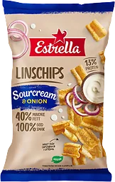 Linschips Sourcream & Onion liten påse
