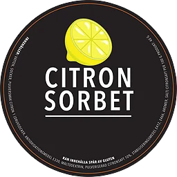 Citronsorbet