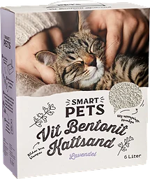 Lavendel Vit Bentonit Kattsand