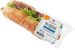 Baguette Rostbiff Potatissallad