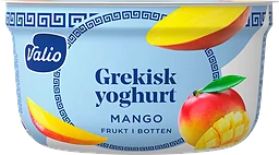 Mango Frukt i Botten Grekisk Yoghurt