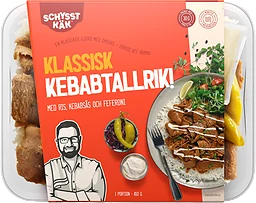Klassisk Kebabtallrik