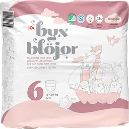 Byxblöjor Strl 6 13-20kg 32-p