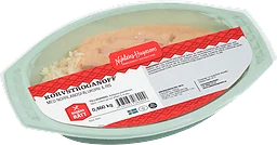 Korvstroganoff med Norrlandsfalukorv & ris