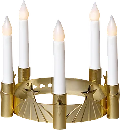 Luciakrona Guld Led