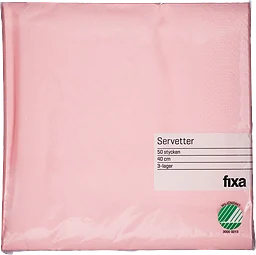 Servett Ljusrosa 40cm