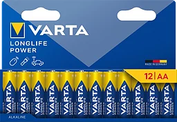 Batteri Longlife power AA 12-pack