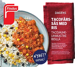 Tacofärssås med ris
