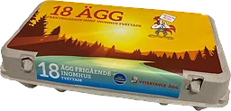 Ägg M 18-pack Frigående Inomhus
