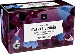 Svarta Vinbär Svart Te