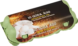 Goda ägg Frigående höns 10-p