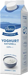 Yoghurt Naturell Laktosfri 2,5% 1l