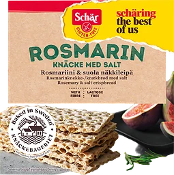 Rosmarinknäcke med Salt Glutenfri
