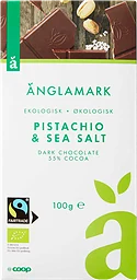 Mörk Choklad Pistage & havssalt Eko