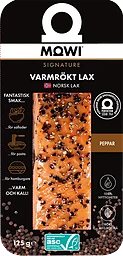Varmrökt lax Peppar