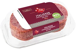 Salami Italiensk skivad Göl Pölser