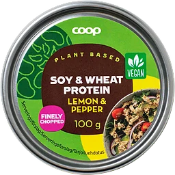 Soja- & veteprotein Citron & peppar