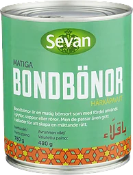 Bondbönor Stora Bruna