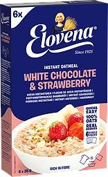Havregrynsgröt Vit Choklad Jordgubb