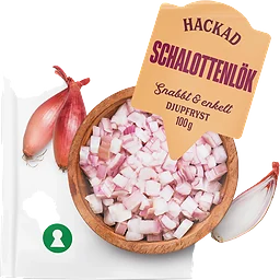 Schallotenlök Hackad