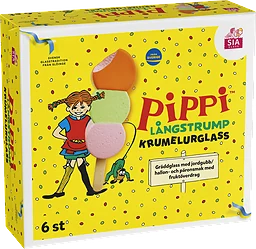Pippi Krumelurglass 6-pack
