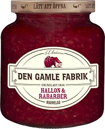 Marmelad Hallon Rabarber