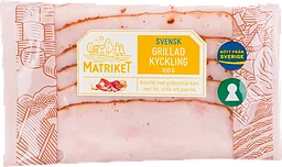 Skivad grillad kyckling