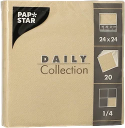 Servett Daily Collection 24cm sand 20-pack