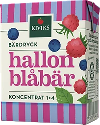 Bärdryck Koncentrat Hallon & Blåbär