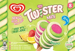 Glasspinne Twister mini 8-pack