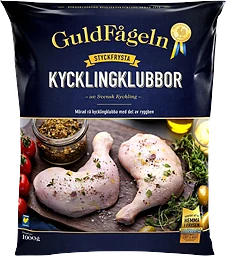 Kycklingklubbor mörade