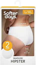 Hipster seamless spets L/XL vit