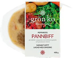 Färdigmat Pannbiff i Pepparsås med Potatis