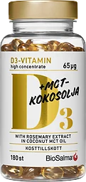 D3-vitamin i MCT-kokosolja