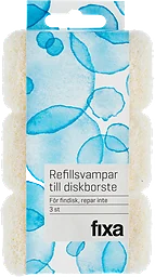 Refillsvamp Vit Till Diskborste