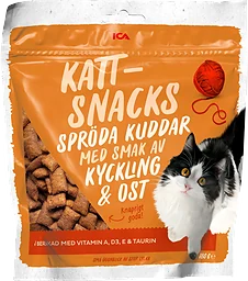 Kattsnacks Kyckling & Ost