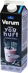 Lättyoghurt Blåbär Vanilj 0,5% Laktosfri ®