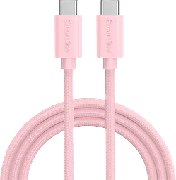 USB-C till USB-C 2m rosa
