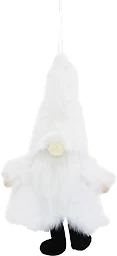 Hänge Tomte 15 cm Vit