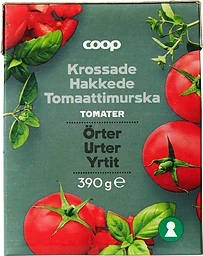 Krossade tomater Örter