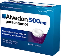 500mg Munsönderfallande Tablett