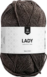 Garn Lady Brun Melangé